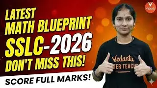 SSLC 2026: Official Maths Blueprint Analysis & Passing Package | Vaishnavi Mam