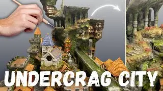 Ep.52 How to Build a MINIATURE Diorama | Undercrag continues | Clay + Foam