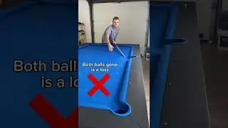 Pool lesson: this pool shot feels illegal to know ❌🆘❌ #8ball #billiards