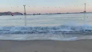 부산송도해수욕장 파도