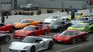 Supercar Sunday & Viva Italia 2016 /TUNNEL/ LOUD ACCELERATIONS/ P1 GTR, AgeraR, Veyron, F40 [HD]