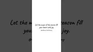 Finding Peace in the Present - Let the magic of the season fill your heart with joy.