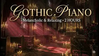 Emotional & Elegant Piano and Violin: A Gothic Escape (Purple & Red Aesthetics) 4K