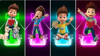 Paw Patrol Ryder VS Rubble Paw Patrol VS Paw Patrol VS Marshall - Tiles Hop EDM Rush