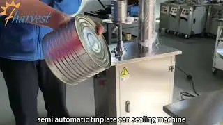 Semi-automatische bliksluitmachine, voedselbliksluitmachine, de eerste keuze voor kleine series.