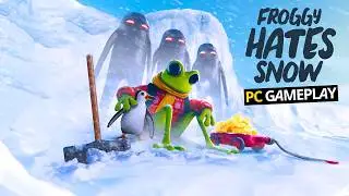 FROGGY HATES SNOW Gameplay (PC)