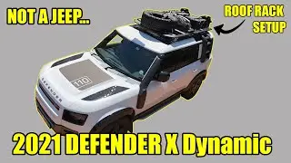 2021 Defender Roof Rack Setup