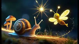 Snail & Firefly 🌙✨ | A Gentle Nighttime Animal Story for Kids