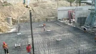 getto calcestruzzo per grossa platea