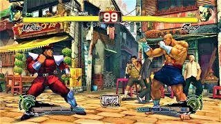 M.Bison vs Sagat (Hardest )  Ultra Street Fighter IV