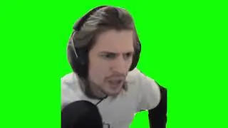 xqc shocked by - [4K] Green Screen- origin