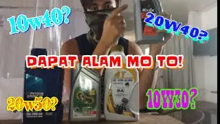 OIL RATING Ano nga ba dapat Gamiten? #Jkworkz
