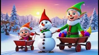 El carro de la risa de Santa Claus rueda | Canci&oacute;n Infantil | Rima para Ni&ntilde;os