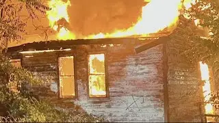 Vacant building fire in Southeast DC