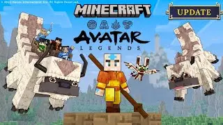🌪️🔥🌊🪨 Minecraft x Avatar Legends DLC &ndash; Gameplay Showcase 🪨🌊🔥🌪️