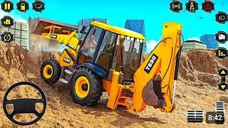 City Construction JCB Excavator 3D - Heavy Crane Driving Simulator - Android Gameplay