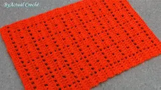 Base para tapete retangular f&aacute;cil  vers&atilde;o canhoto base passadeira de croch&ecirc; 