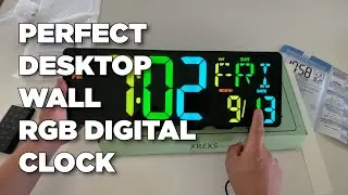 XREXS Large Digital Wall Clock