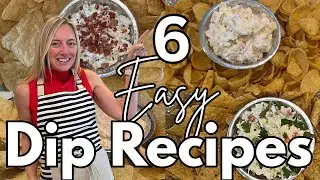 6 Easy & Delicious SUPER BOWL party Dip Recipes | Molly Purcell
