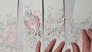 BOUGHS and BLOSSOMS stamped ONE SHEET WONDER with SNEAK PEEKS #cardmaking #artfulstampin