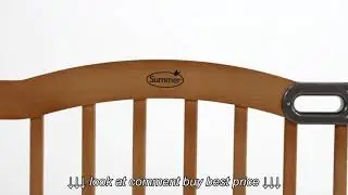Summer Infant Decorative Wood & Metal 5 Foot Pressure Mounted Gate Product Video