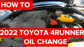 Как поменять масло в Toyota 4Runner 2022 года выпуска