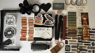 Bookish Bundles 🖤Black ⭐️ Packing order with stationery #bookishbundle #stationery #organization