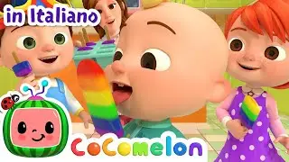 Impara i colori con il ghiacciolo di color' arcobaleno | CoComelon Italiano - Canzoni per Bambini