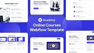 Academy - Online Course Webflow Template | BRIX Templates