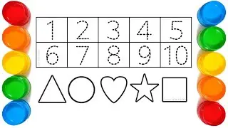12345 numbers|Learn to write & count1to20| Numbers song for kids & toddlers,123,1to20#kids#toddlers
