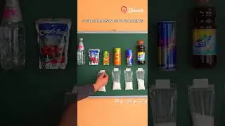 Sugar Comparison of Popular Drinks #sugar #comparison #drink #tricks