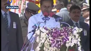 CM KCR Speech In Telangana Formation Day Celebrations At Police Parade Grounds