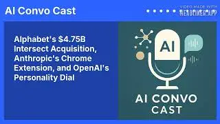 Alphabet's $4.75B Intersect Acquisition, Anthropic's Chrome Extension, and OpenAI's Personality...