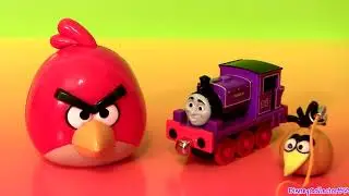 Angry Birds Toy Surprise 🐦🚂 Thomas & Friends Easter Eggs 🎉 Holiday Edition Unboxing Fun!