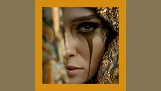 Video HD of models walking wearing Art Nouveau inspired clothing, and a cappella R&B song 