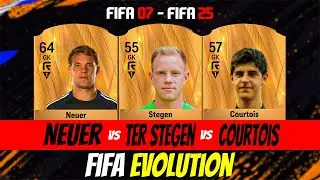 FC25: Neuer VS Ter Stegen VS Courtois FIFA EVOLUTION (EA FC 25)! 😢💔 FIFA 07 - FIFA 25