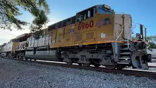 Union Pacific 6960 crew change in Irondale, AL Labor Day 2024