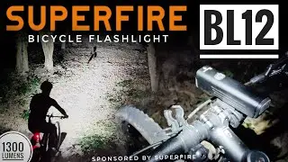 Superfire BL12 Bicycle Headlight 1300 lumens #ไฟฉายจักรยาน & Discount Code