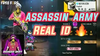 Assassins army free fire id number 🔥 Nayan asin id || Assassins army uid ~TSG