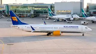 First Visit! Icelandair Boeing 737 MAX 9 Arriving | Toronto Pearson Int'l