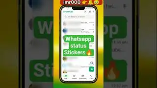 whatsapp status multiple sticker kaise lagaye | 👉 Multiple Stickers on WhatsApp Status 😱 |New Trick🔥