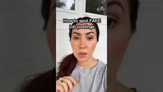 How to spot fake job postings #jobsearch