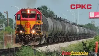 KCS 2962 GP40-3 Solo Leads A Long Cut Of Loaded Tanks Towards Kenner LA W/A Screaming K5LA  