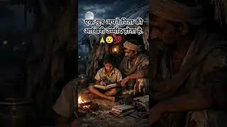 पिता और पुत्र.😢💯🎯 #success #motivation #study #poor #goal #2026 #upsc #facts #importantrole #mains