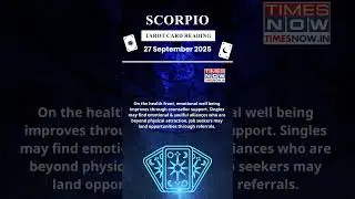 Scorpio Tarot Card Reading | 27 September Zodiac | Astrology & Prediction of the Day | #short #tarot
