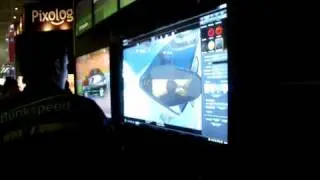 Bunkspeed SHOT Demonstrated Live on PQ Labs Touch Screen running on BOXX XXteme workstation