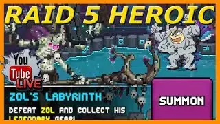 Bit Heroes Tier 8 Live Stream - 12 Legs and 2 Sets in 1 Day! (Part 1)