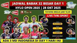 Jadwal HYLO Open 2025 Hari ini Day 1: ADA 3 MD INDONESIA Di R32 | Mulai Jam 2 Siang LIVE BWF TV