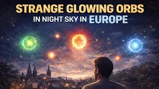 Strange glowing orbs in the night sky December 2025 