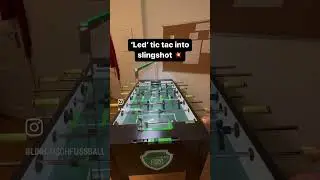 Foosball trickshot slingshot #tablesoccer #foosball #tablefootball #kicker #tischkicker